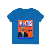 Wheaties Trump 2024 V-neck Women's tee