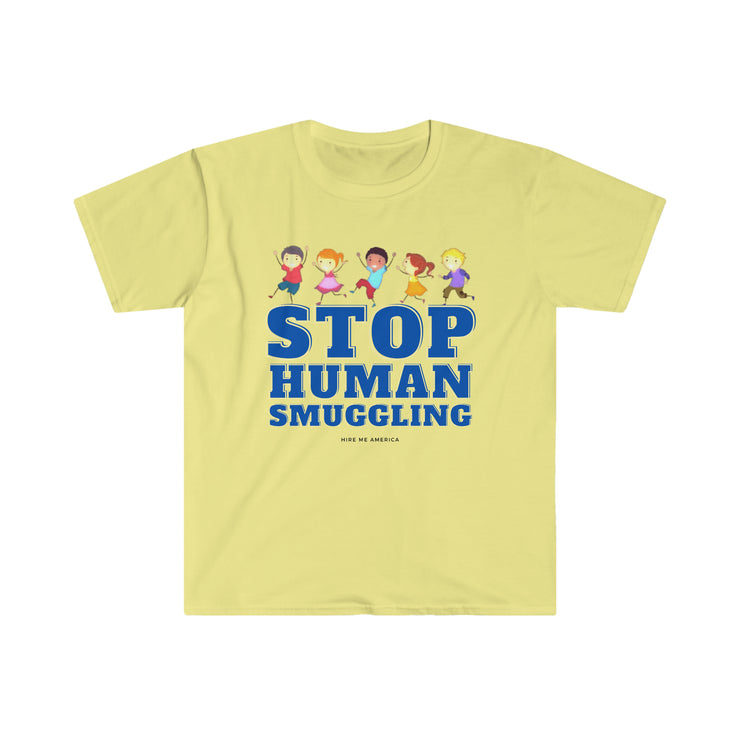 Stop Human Smuggling Unisex Softstyle T-Shirt