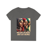 Why can't the world just get along middle east V-Neck T-Shirt