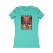 MAGA Holiday Deep Red Women's Favorite Tee