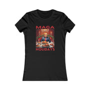 MAGA Holiday Deep Red Women's Favorite Tee