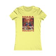 MAGA Holiday Deep Red Women's Favorite Tee