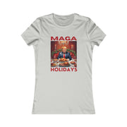 MAGA Holiday Deep Red Women's Favorite Tee