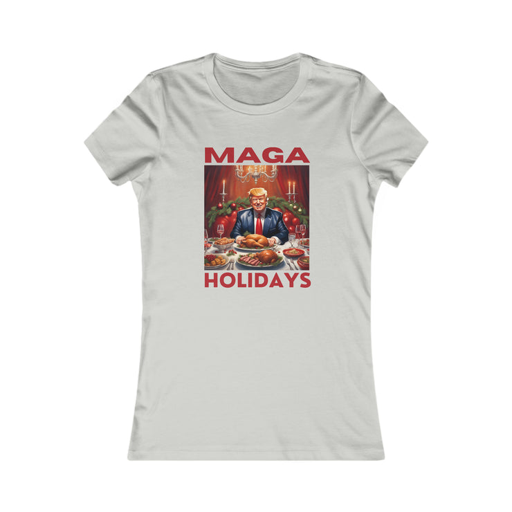 MAGA Holiday Deep Red Women&