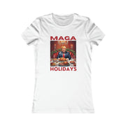 MAGA Holiday Deep Red Women's Favorite Tee