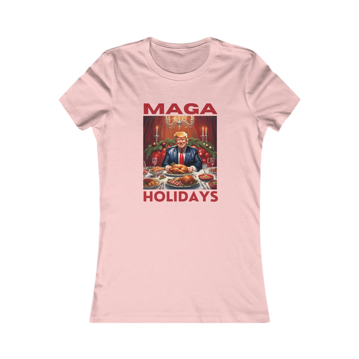 MAGA Holiday Deep Red Women&