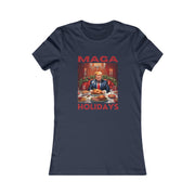 MAGA Holiday Deep Red Women's Favorite Tee