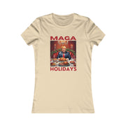 MAGA Holiday Deep Red Women's Favorite Tee