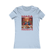 MAGA Holiday Deep Red Women's Favorite Tee