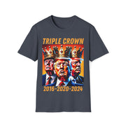 Triple crown winner Soft style T-Shirt unisex