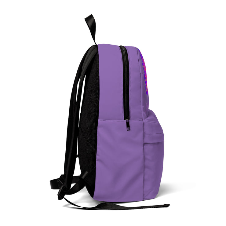 Stop Peacocking Me! purple purple unisex Classic Backpack