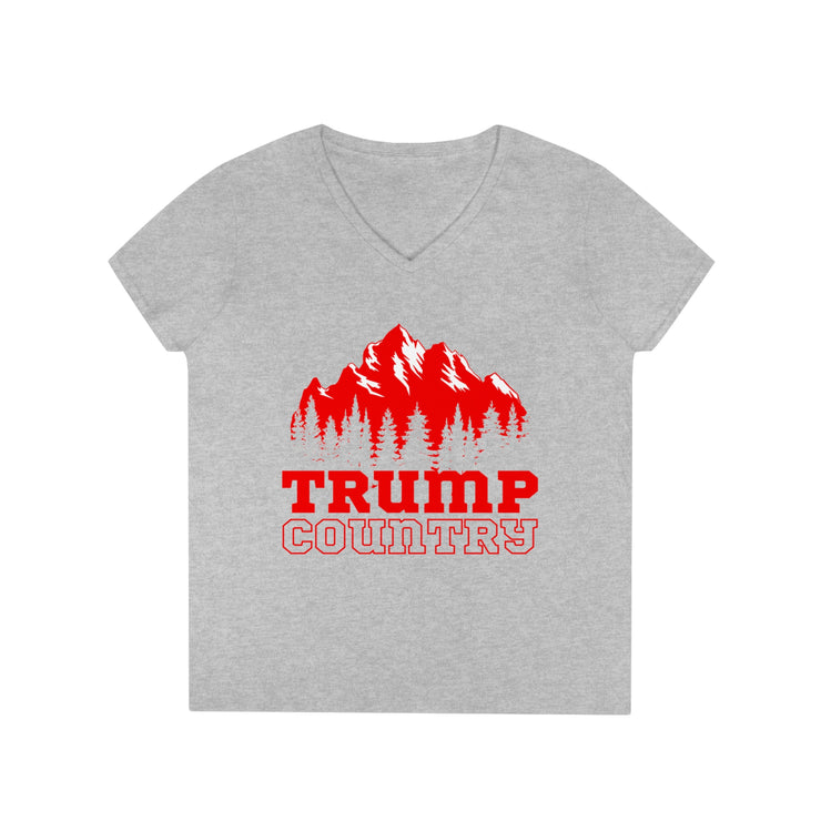 Trump Country RED V-Neck T-Shirt