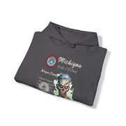 Registered Michigan Dead voter ID unisex Blend™ Hooded Sweatshirt