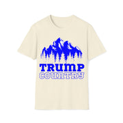 Trump Country white or Blue Soft style T-Shirt