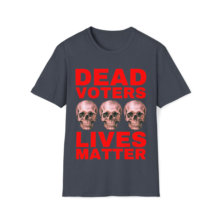 Halloween Dead Voters Lives Matter hot red Softstyle T-Shirt