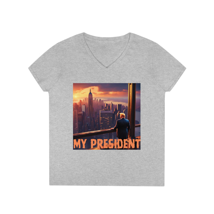 My President V-Neck T-Shirt