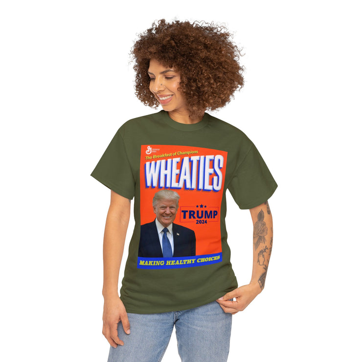 Wheaties Trump 2024 Unisex Heavy Cotton Tee