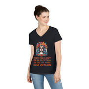 When you can't win an election, you create more dead voters ladies' V-Neck T-Shirt