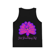 Stop Peacocking Me Purple Kid's Jersey Tank Top