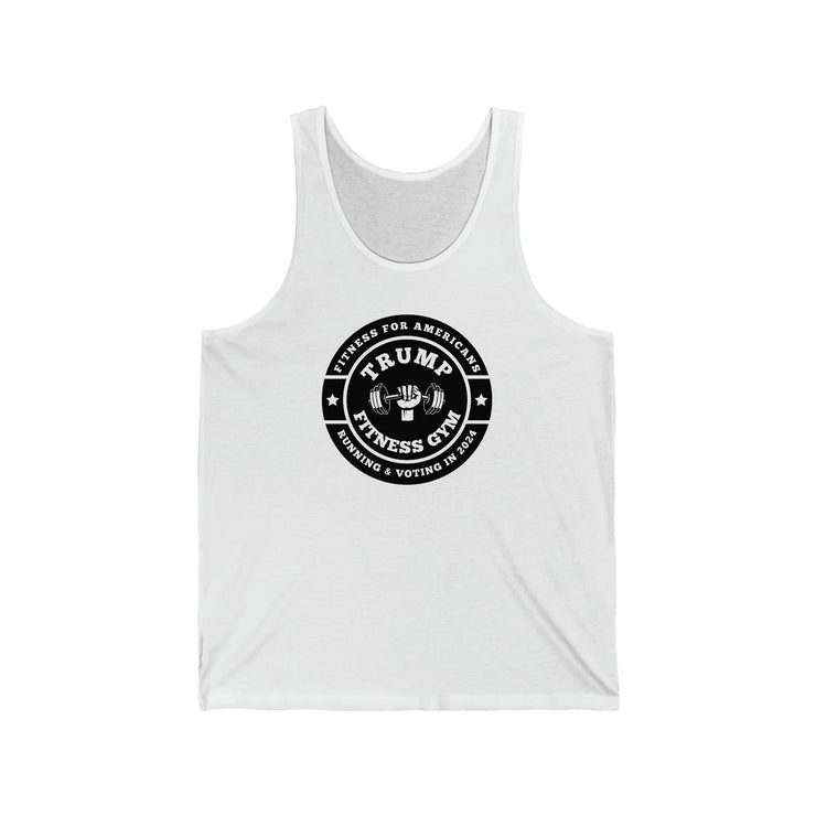 Trump Fitness Gym Unisex Jersey Tank dark