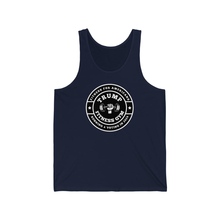 Trump Fitness Gym Unisex Jersey Tank dark