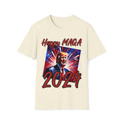 Happy MAGA 2024 red Soft style T-Shirt unisex