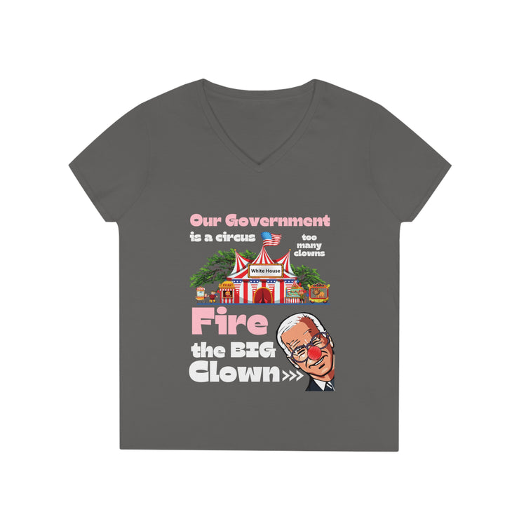 Fire the BIG clown V-Neck T-Shirt