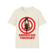 American Tourist Female African-America  worth a billon dollars Unisex Softstyle T-Shirt