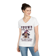 Trump witch hunt New York Witch Letitia James V-Neck T-Shirt