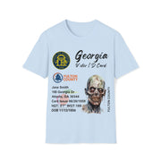 Registered Georgia Voter ID Unisex Softstyle T-Shirt