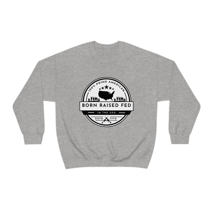 100% Prime American Born Raised Fed in the USA Heavy Blend™ Crewneck Sweatshirt