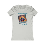 MAGA Hanukkah Let's talk about Trump Women's Favorite Tee