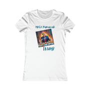 MAGA Hanukkah Let's talk about Trump Women's Favorite Tee