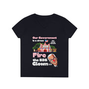 Fire the BIG clown V-Neck T-Shirt