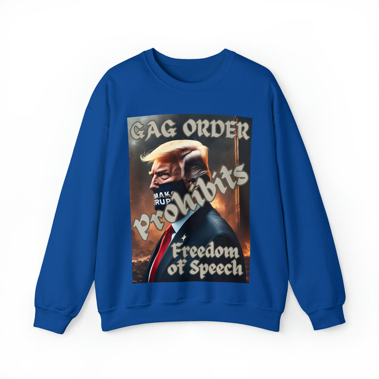 GAG Order prohibits Freedom of Speech Heavy Blend™ Crewneck Sweatshirt Unisex