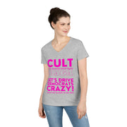 Cult MAGA let's drive them crazy anyways they're going to talk shit  V-Neck T-Shirt