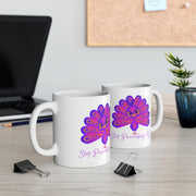 Stop peacocking me purple ceramic Mug 11oz