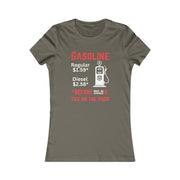 Gasoline before Biden Harris Women's Favorite Tee