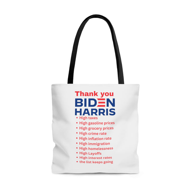 Thank you Biden Harris Tote Bag (AOP)