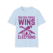 Water Pipes wins elections Unisex Softstyle T-Shirt