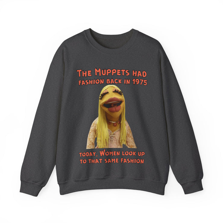 The Muppets had fashion back in 1975 Blend™ Crewneck Sweatshirt Unisex