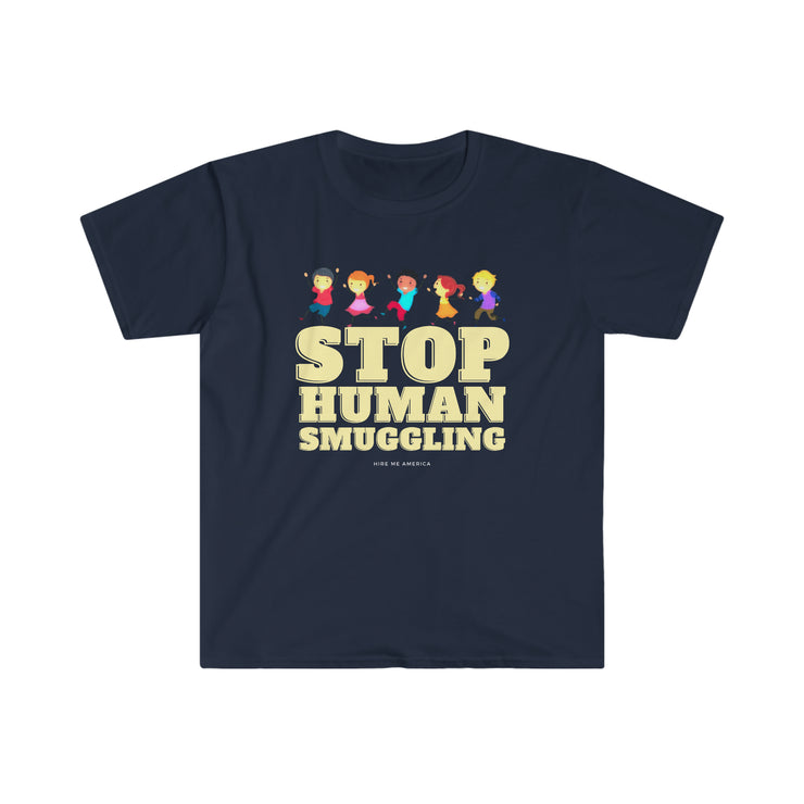 Stop Human Smuggling Unisex Softstyle T-Shirt