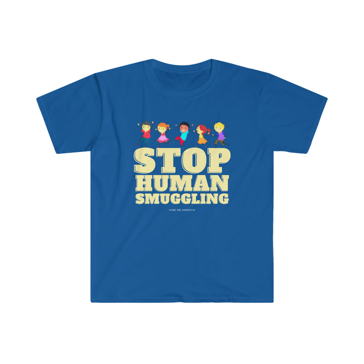 Stop Human Smuggling Unisex Softstyle T-Shirt