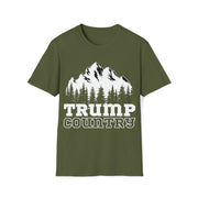 Trump Country white or Blue Soft style T-Shirt