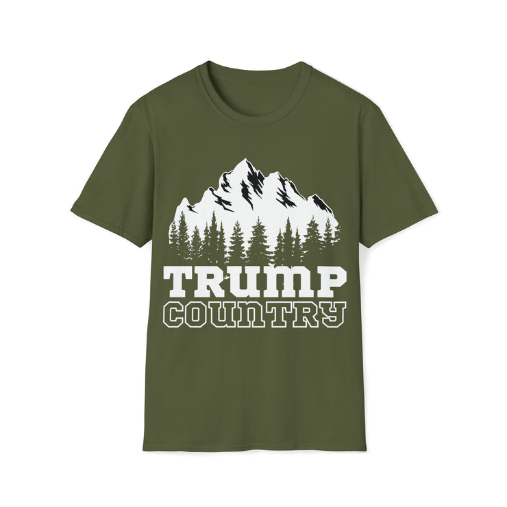 Trump Country white or Blue Soft style T-Shirt