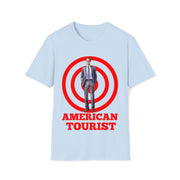 American Tourist Man worth a billon dollars Unisex Softstyle T-Shirt