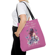 Copy of Don't say should've, could've, would've, Just get it done Tote Bag (AOP) pink