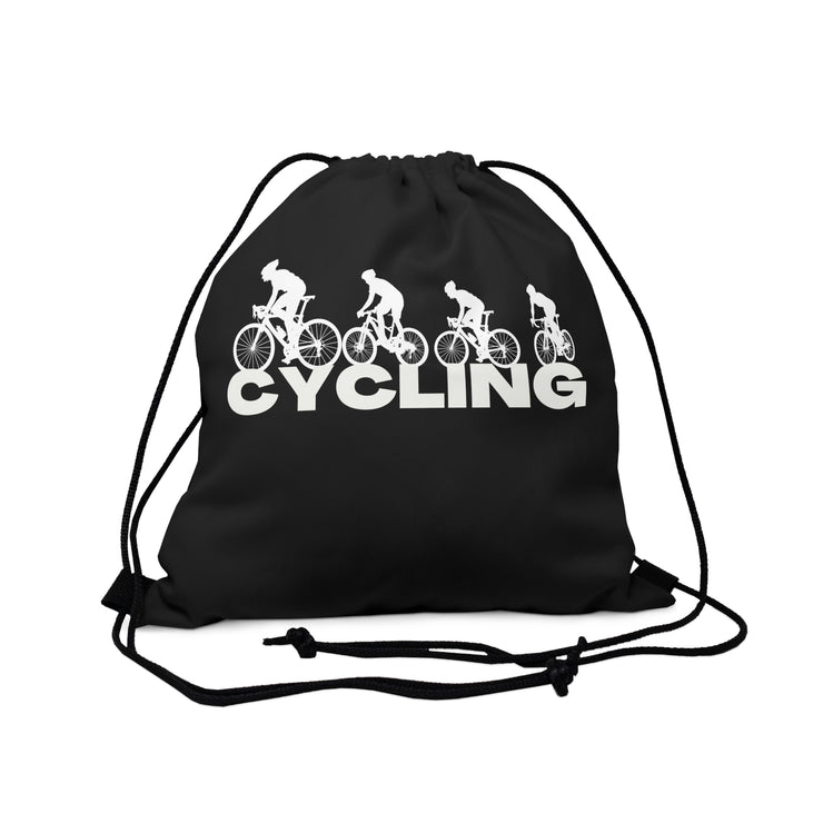 Cycling Outdoor Drawstring Bag black