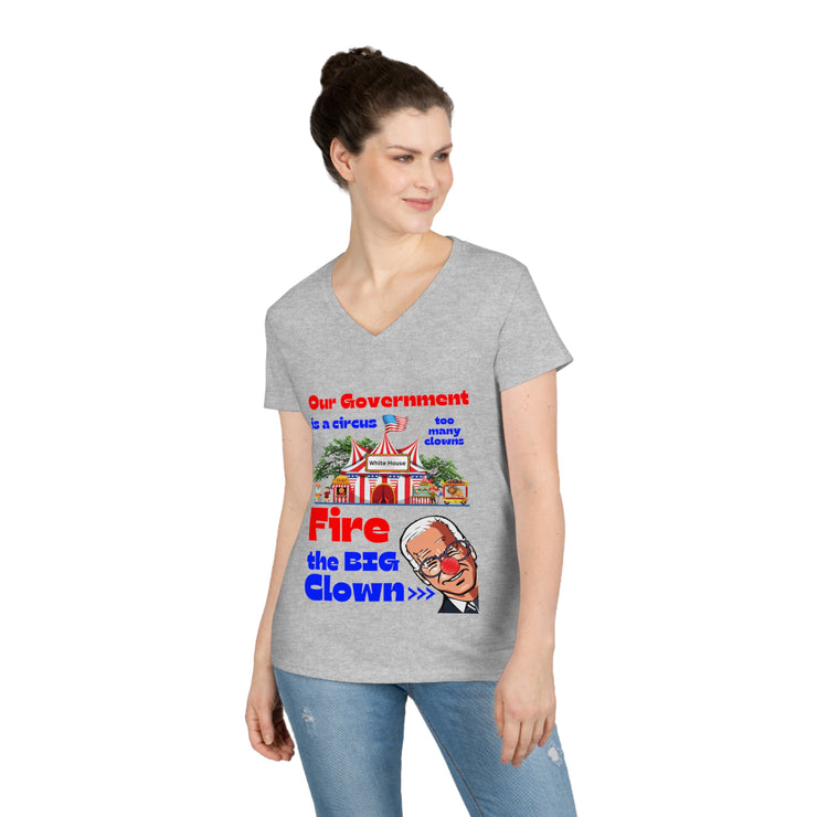 Fire the BIG clown V-Neck T-Shirt