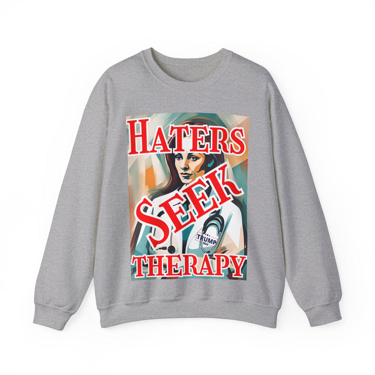 Haters seek therapy Blend™ Crewneck Sweatshirt Unisex